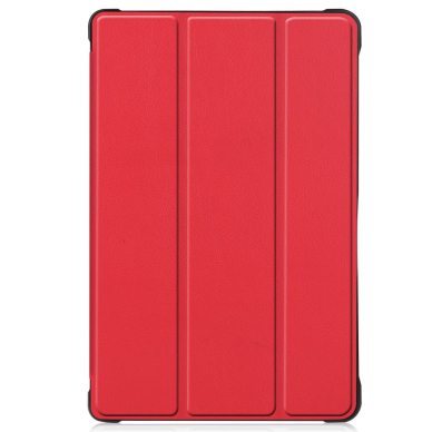Samsung Tab A7 10.4" raudonas silikoninis TRIFOLD dėklas 4