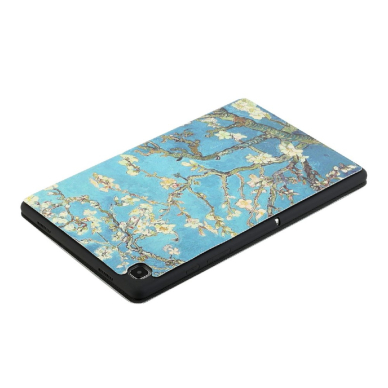 Samsung Tab A7 10.4" silikoninis TRIFOLD dėklas Tree with white flowers 8