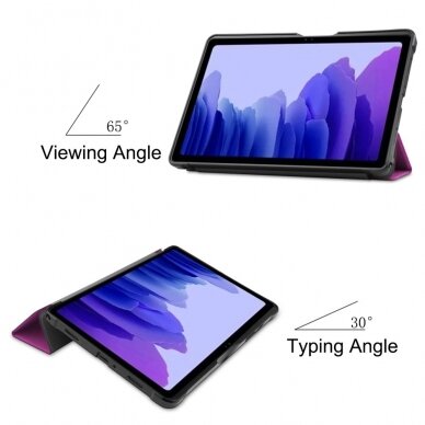 Samsung Tab A7 10.4" violetinis silikoninis TRIFOLD dėklas 7