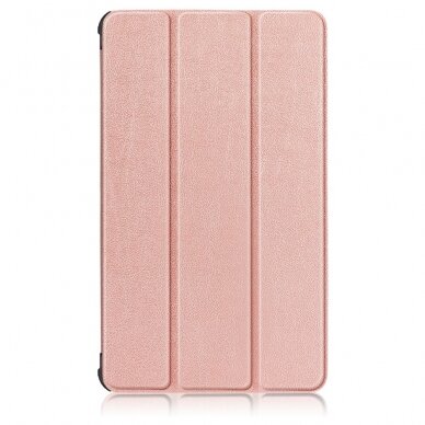 Samsung Tab A7 Lite rose gold TRIFOLD dėklas 1