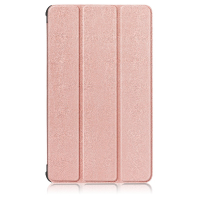 Samsung Tab A7 Lite rose gold TRIFOLD dėklas 1