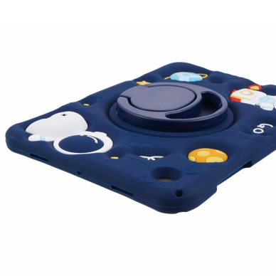 Samsung Tab A8 10.5" ARMOR KIDS Astronaut blue su kojele ir virvute nugarėlė 8
