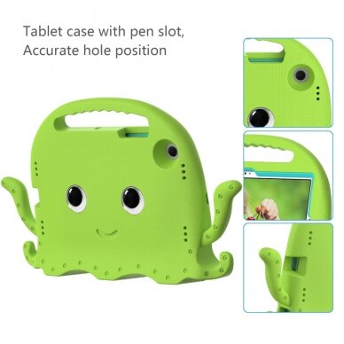 Samsung Tab A8 10.5" ARMOR OCTOPUS žalia nugarėlė 7