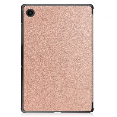 Samsung Tab A8 10.5" rose gold TRIFOLD dėklas 1