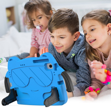 Samsung Tab A8 10.5" blue ARMOR FACE nugarėlė su kojele 3 Samsung Tab A8 10.5" blue ARMOR FACE nugarėlė su kojele 3