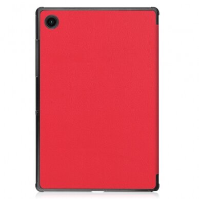 Samsung Tab A8 10.5" raudonas TRIFOLD dėklas 1