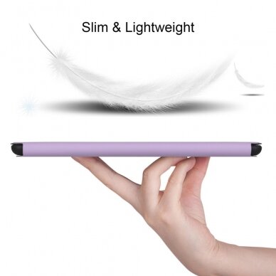 Samsung Tab A8 10.5" violetinis BIFOLD dėklas 3