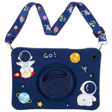 Samsung Tab A9+ 11" ARMOR KIDS Astronaut blue su kojele ir virvute nugarėlė 1