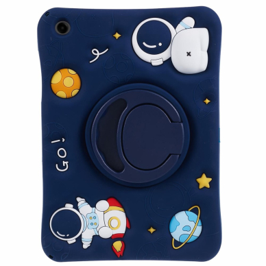 Samsung Tab A9+ 11" ARMOR KIDS Astronaut blue su kojele ir virvute nugarėlė 3