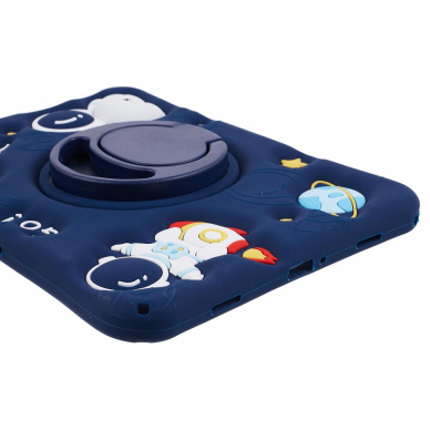 Samsung Tab A9+ 11" ARMOR KIDS Astronaut blue su kojele ir virvute nugarėlė 7