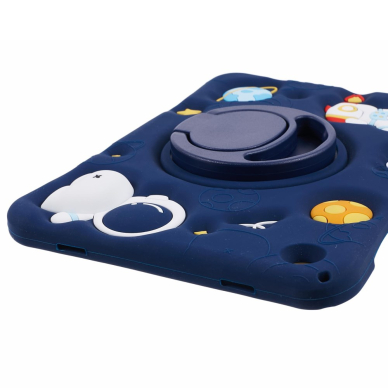 Samsung Tab A9+ 11" ARMOR KIDS Astronaut blue su kojele ir virvute nugarėlė 8