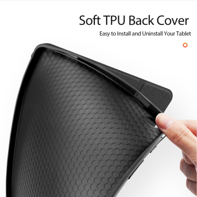 Samsung Tab A9+ 11" black DUX DUCIS domo TRIFOLD dėklas 1