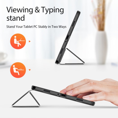 Samsung Tab A9+ 11" black DUX DUCIS domo TRIFOLD dėklas 4