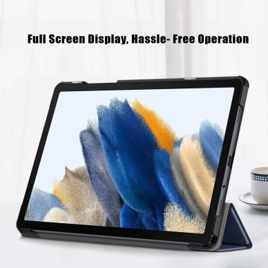 Samsung Tab A9+ 11" dark blue TRIFOLD dėklas 5