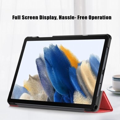 Samsung Tab A9+ 11" red TRIFOLD dėklas 5