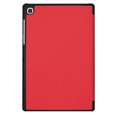 Samsung Tab S5e 10.5 raudonas TRIFOLD dėklas 7