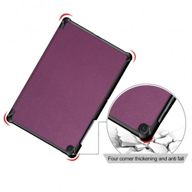 Samsung Tab S5e 10.5 violetinis TRIFOLD dėklas 4