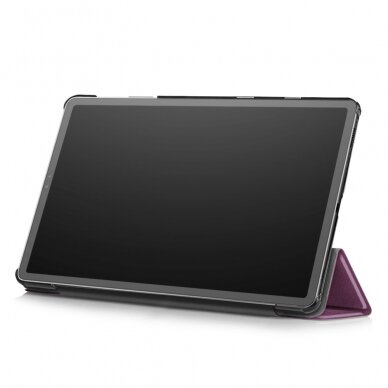 Samsung Tab S5e 10.5 violetinis TRIFOLD dėklas 6