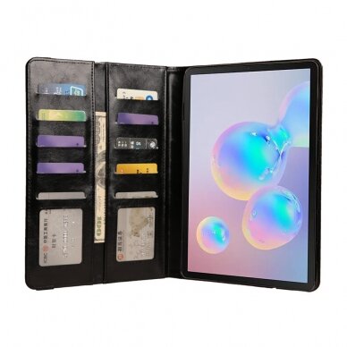 Samsung Tab S6 10.5 juodas CARD dėklas 6