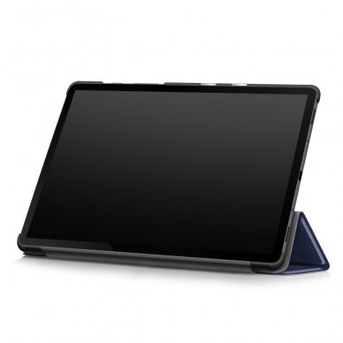 Samsung Tab S6 10.5 mėlynas TRIFOLD dėklas 5