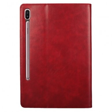 Samsung Tab S6 10.5 raudonas CARD dėklas 3