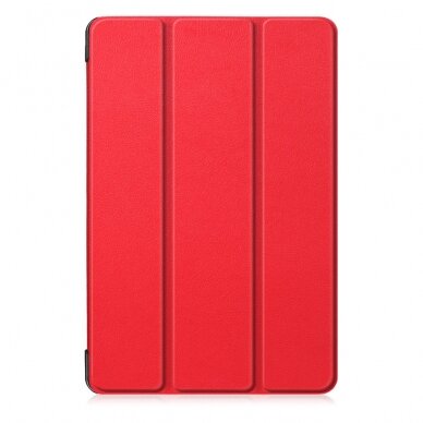 Samsung Tab S6 10.5 raudonas TRIFOLD dėklas 1