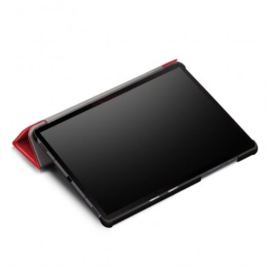 Samsung Tab S6 10.5 raudonas TRIFOLD dėklas 6