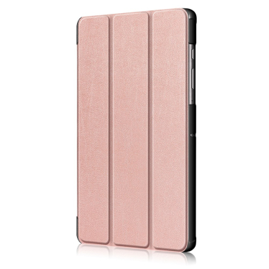Samsung Tab S6 10.5 rausvas TRIFOLD dėklas 3