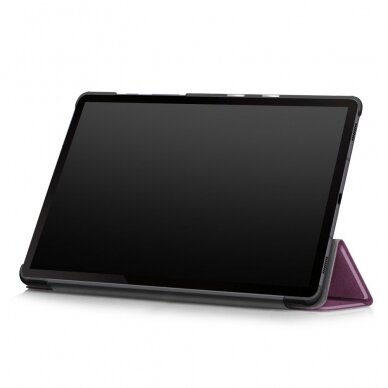 Samsung Tab S6 10.5 violetinis TRIFOLD dėklas 5