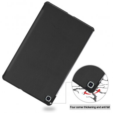 Samsung Tab S6 LITE 10.4 black TRIFOLD dėklas 7