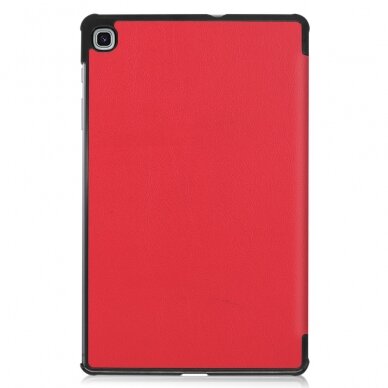 Samsung Tab S6 LITE 10.4 raudonas TRIFOLD dėklas 7
