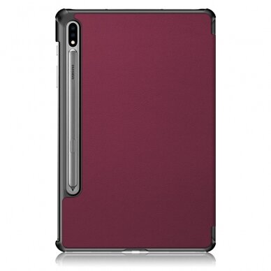 Samsung Tab S7/S8 11" bordo TRIFOLD dėklas 3