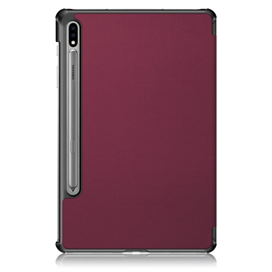 Samsung Tab S7/S8 11" bordo TRIFOLD dėklas 3