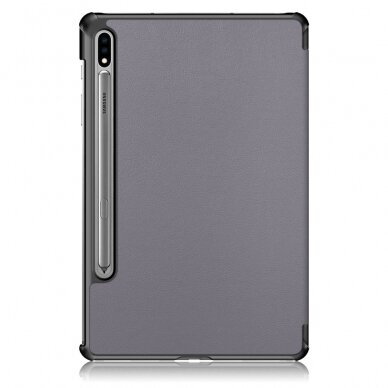 Samsung Tab S7 11" pilkas TRIFOLD dėklas 3