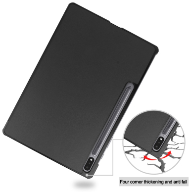 Samsung TAB S7 FE/ S7+/ S8+ 12,4" juodas TRIFOLD dėklas 6