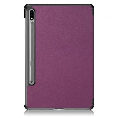 Samsung TAB S7 FE/ S7+/ S8+ violetinis TRIFOLD dėklas 1