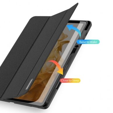 Samsung TAB S8 ULTRA / S9 ULTRA / S10 ULTRA 14.6" Black DUX DUCIS DOMO TRIFOLD dėklas 1