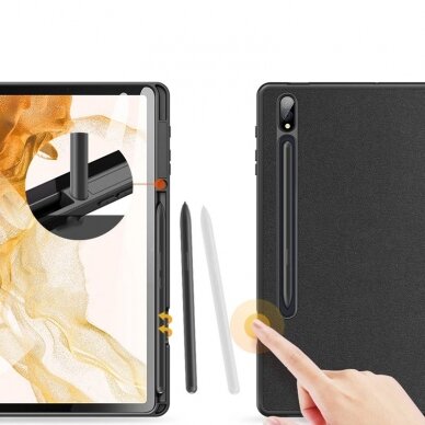 Samsung TAB S8 ULTRA / S9 ULTRA / S10 ULTRA 14.6" Black DUX DUCIS DOMO TRIFOLD dėklas 3