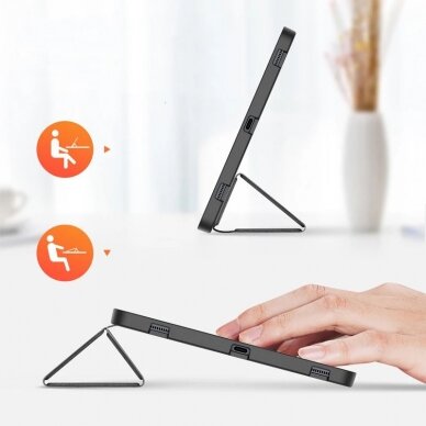 Samsung TAB S8 ULTRA / S9 ULTRA / S10 ULTRA 14.6" Black DUX DUCIS DOMO TRIFOLD dėklas 5