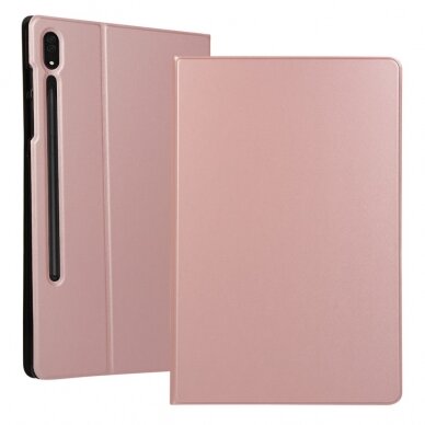 Samsung Tab S8 ULTRA / S9 ULTRA / S10 ULTRA14.6" rausvas SMART COVER dėklas 7