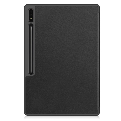 Samsung TAB S8 ULTRA / S9 ULTRA / S10 ULTRA 14.6" black silikoninis S PEN TRIFOLD dėklas 1