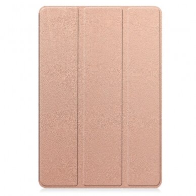 Samsung TAB S8 ULTRA / S9 ULTRA / S10 ULTRA 14.6" rose gold silikoninis S PEN TRIFOLD dėklas 2