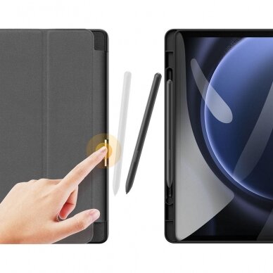 Samsung TAB S9 / S9 FE 11" black DUX DUCIS domo TRIFOLD dėklas 2
