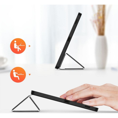 Samsung TAB S10 FE / S9 FE 10.9" / S9 11" black DUX DUCIS domo TRIFOLD dėklas 3