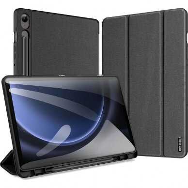 Samsung TAB S9 / S9 FE 11" black DUX DUCIS domo TRIFOLD dėklas 1