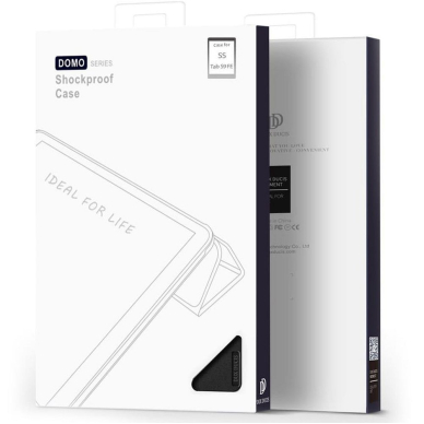 Samsung TAB S10 FE / S9 FE 10.9" / S9 11" black DUX DUCIS domo TRIFOLD dėklas 10