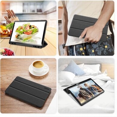 Samsung TAB S9 / S9 FE 11" black DUX DUCIS domo TRIFOLD dėklas 8