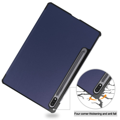 Samsung TAB S10 FE / S9 FE 10.9" / S9 11" blue TRIFOLD dėklas 6