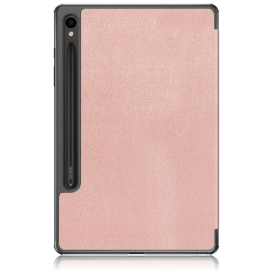 Samsung TAB S9/S9 FE 11" rose gold TRIFOLD dėklas 2