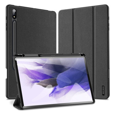 Samsung TAB S9+ / S9 FE+ / S10+ 12.4" Black DUX DUCIS DOMO TRIFOLD dėklas 4